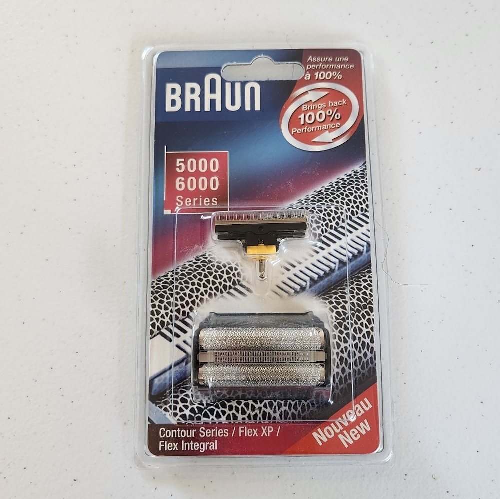 NEW Braun Series 5000/6000 FLEX CONTOUR Shaver Replacement Foil Cutter GERMANY